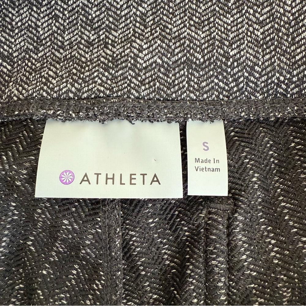Athleta Herringbone Metro High Waisted Yoga Pants Leggings EUC Like New SMALL - Picture 10 of 14